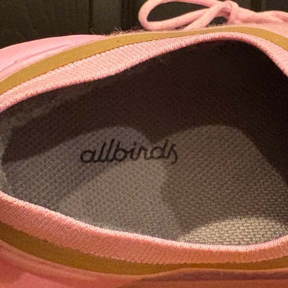Allbirds Men’s Tree Runner Sneakers pink 9.5 - Picture 5 of 9